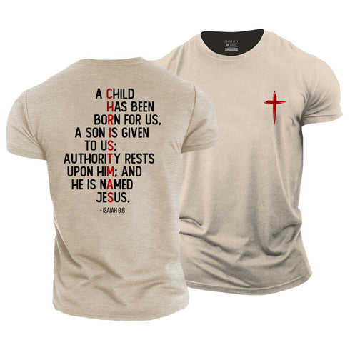 Men's Christmas Cotton T-Shirt
